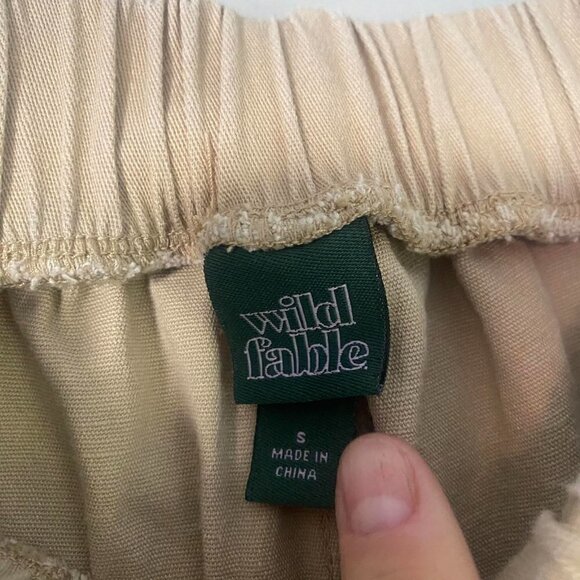 Wild Fable beige cargo pants elastic waist - Picture 8 of 8